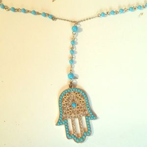 Long beaded necklace